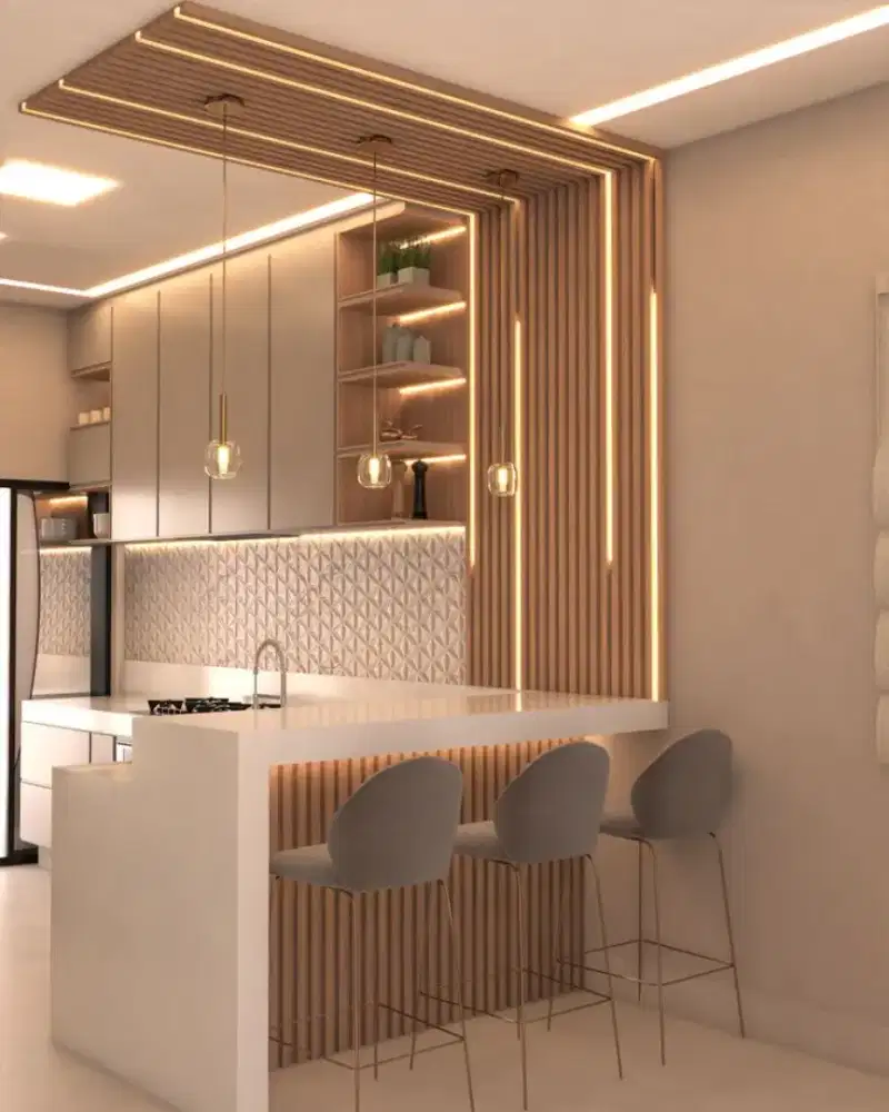 KITCHEN SET MINIMALIS WARDROBE BEDROOM SET BEDROP TV