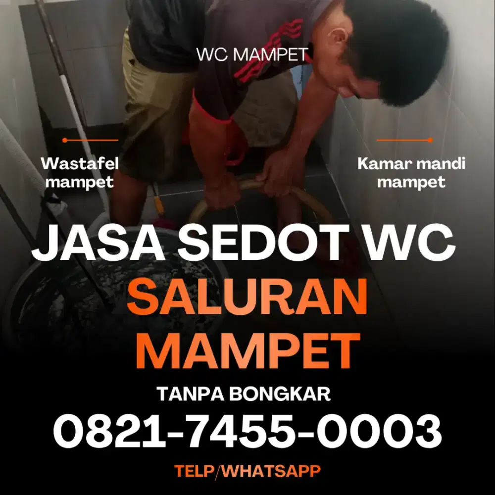 Pipa Tersumbat Beres Hari Ini! Ahli Saluran Mampet Pekanbaru