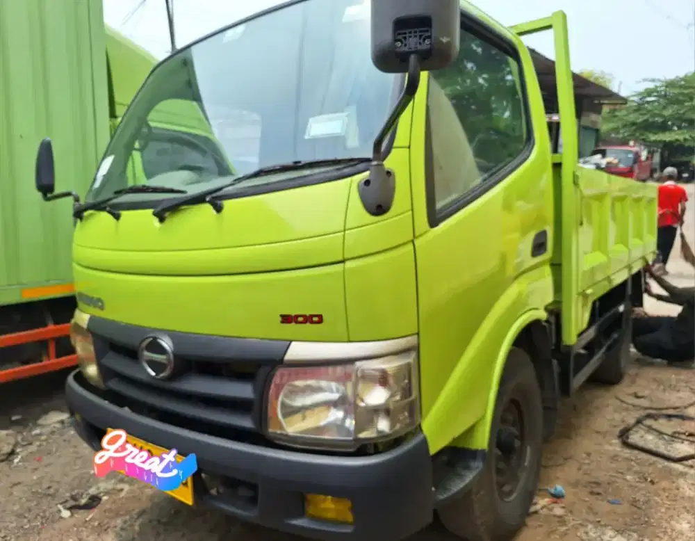 Hino Dutro 4ban 110SD Bak Besi 3way Euro2 Turbo Bio Solar Power  Colt