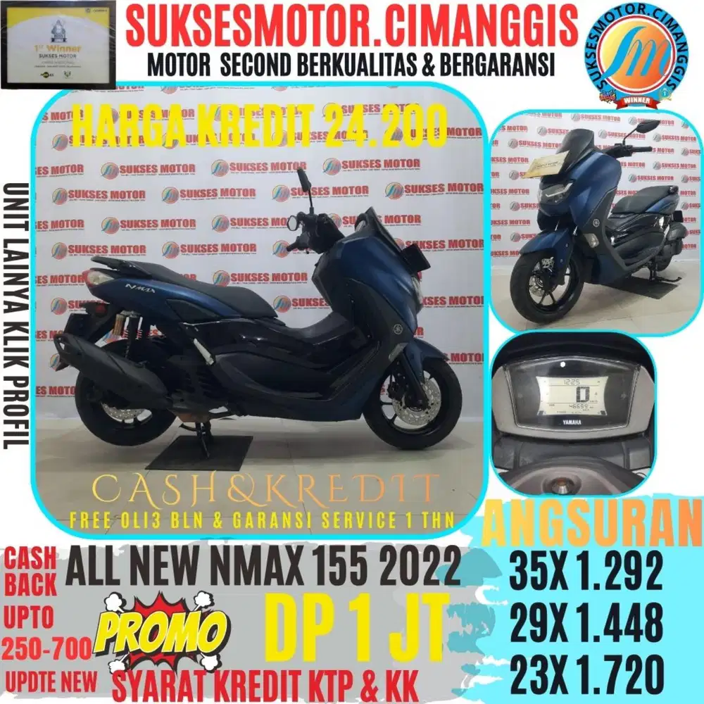 ALL NEW NMAX PROMOTERMURAH CASHBACK UPTO700RBU BERGARANSI SERVICE