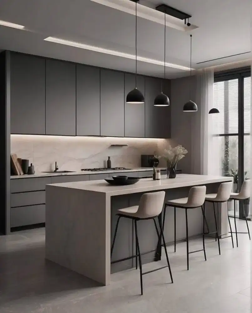 KITCHEN SET MINIMALIS WARDROBE BEDROOM SET BEDROP TV