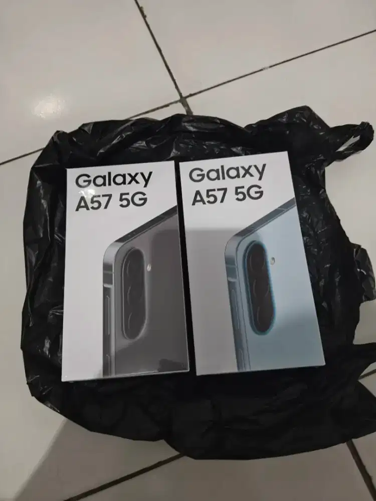 Handphone Samsung A57 Gray dan IceBlue New Segel (Nego Pertamax)
