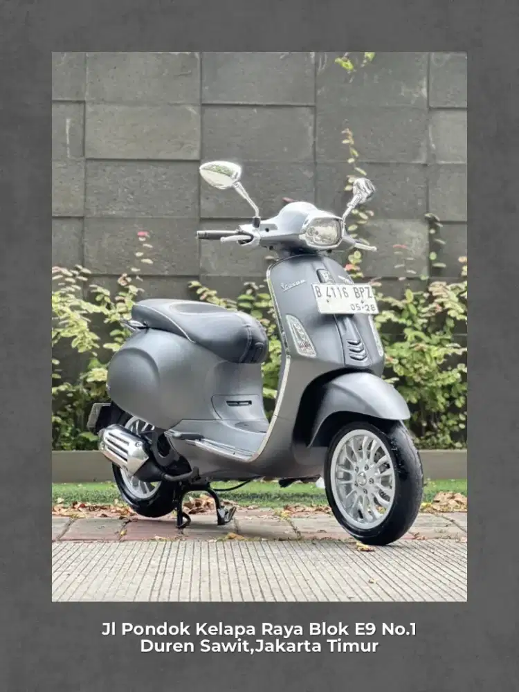 DIJUAL VESPA SPRINT 150 IGET  TAHUN 2018 PERFECT CONDITION