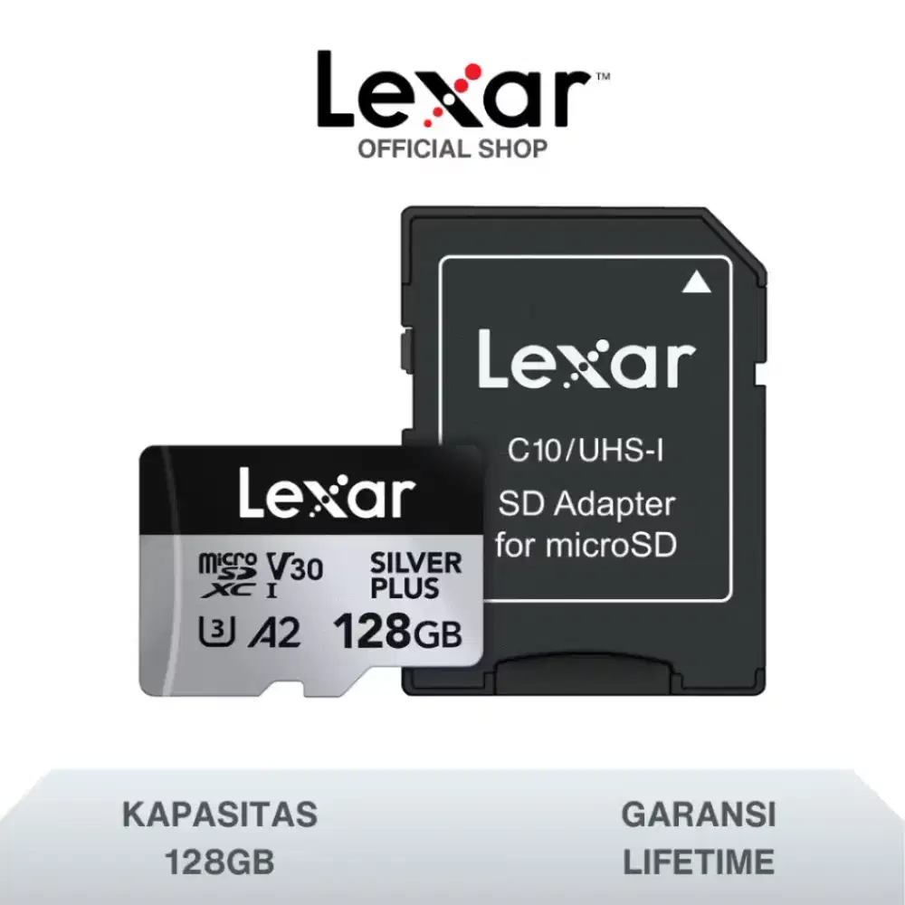 Lexar Microsd Professional Silver Plus 128GB UHS-I Up to 205MB/s