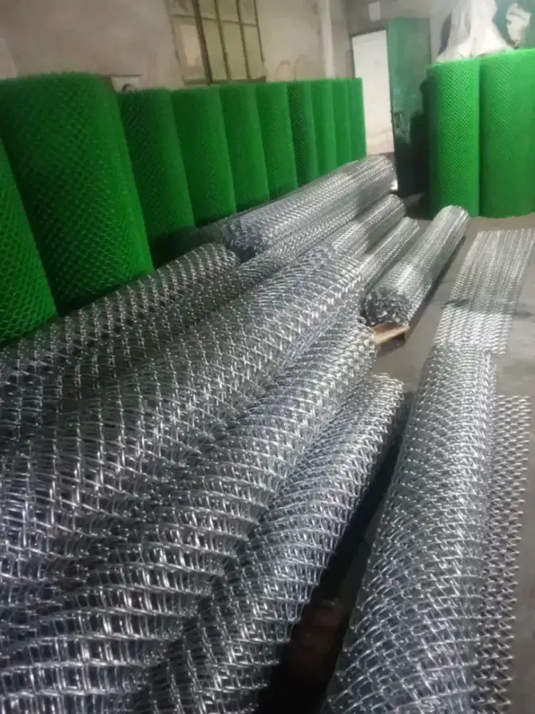 Terima pesanan Kawat pagar harmonika galvanis dan PVC