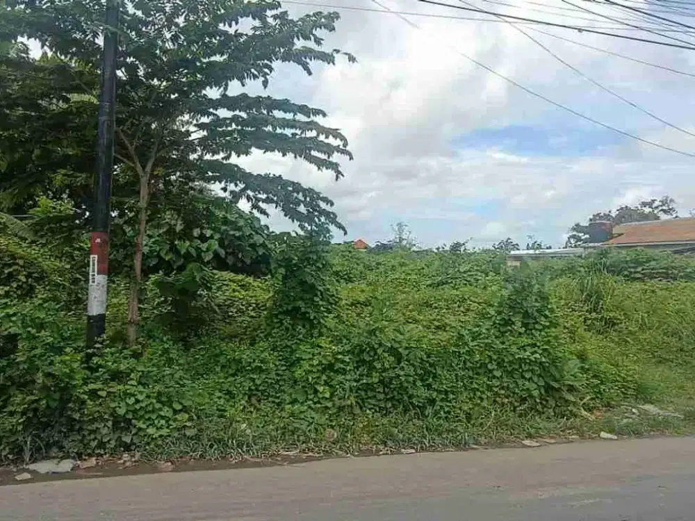 Tanah Komersial Lebar Depan 19 Meter di Pamogan
