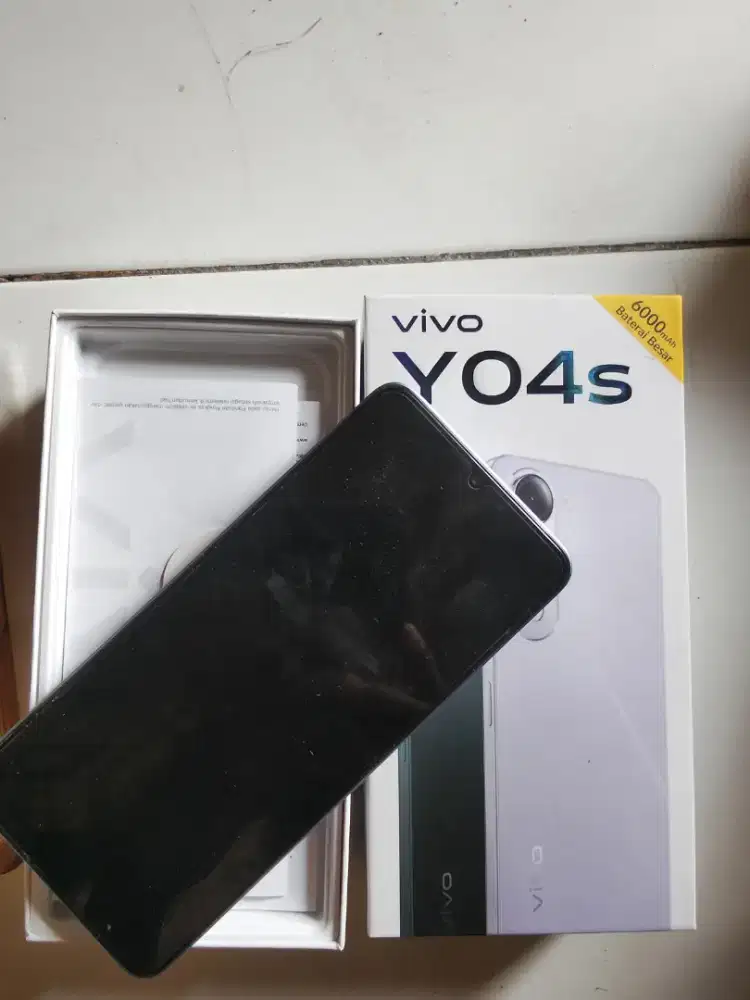 Vivo Y04s 4/64GB Fulset Mulus Nominus Pemakaian 2 Bulan