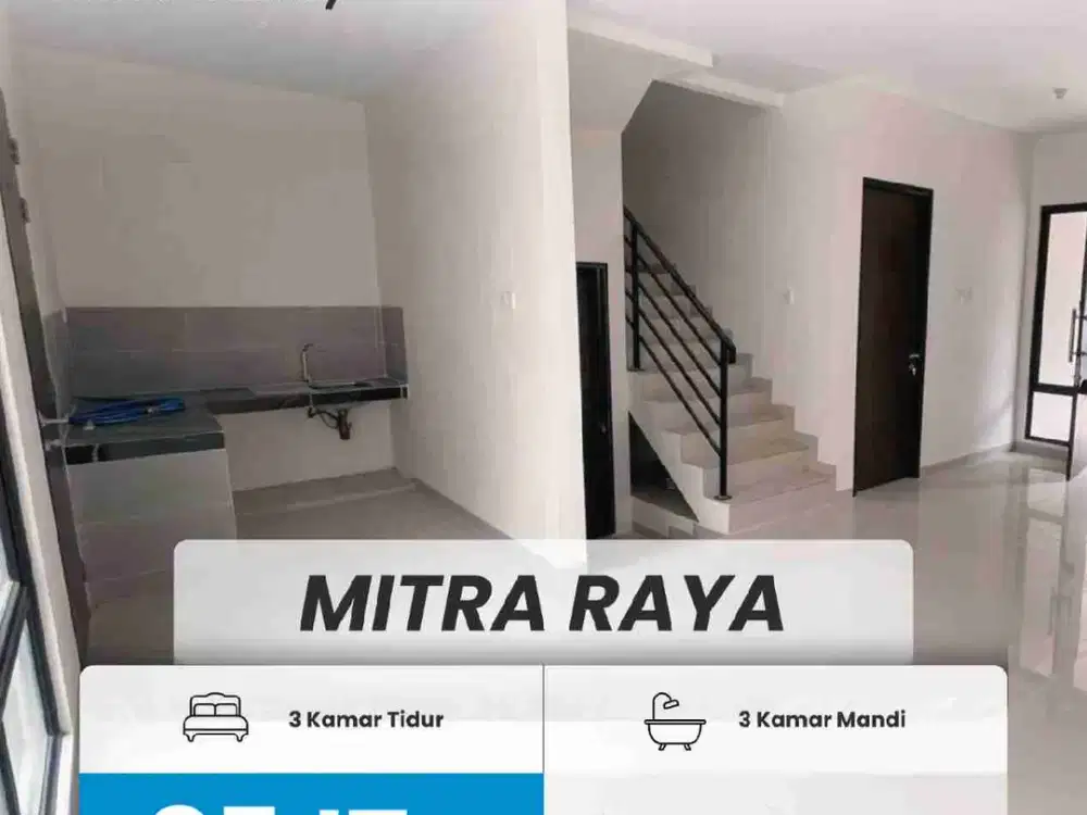 DISEWAKAN RUMAH 2 LANTAI MITRA RAYA, BATAK CENTER