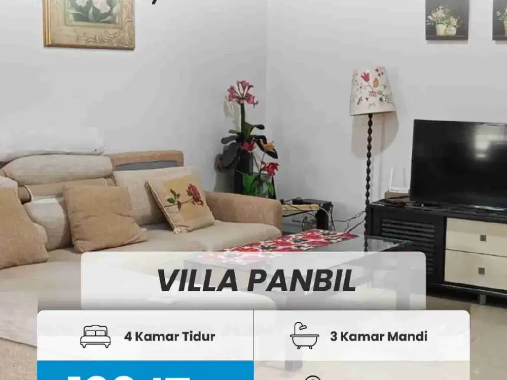 DISEWAKAN RUMAH MEWAH VILLA PANBIL