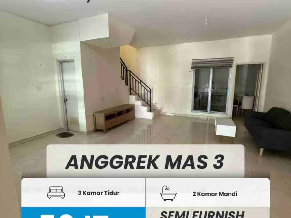 DISEWAKAN RUMAH 2 LANTAI ANGGREK MAS 3, BATAM