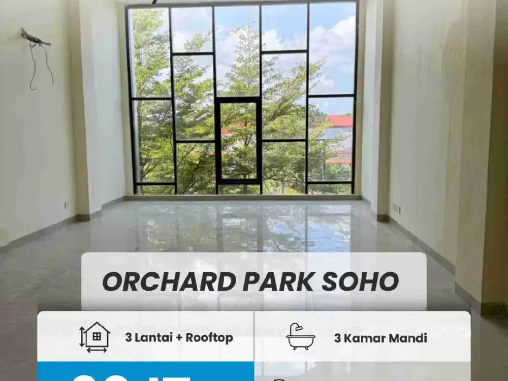 DISEWAKAN RUKO ELIT ORCHARD PARK, BATAM