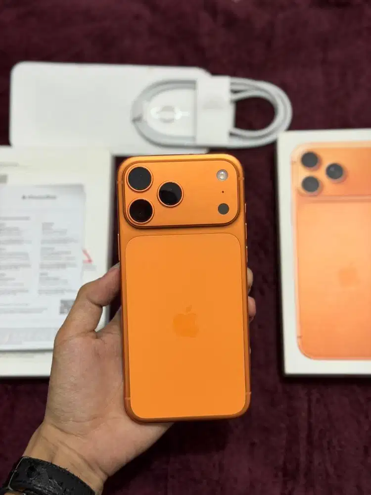 IPHONE 17 PRO MAX 256GB RESMI IBOX PA/A FULL ORI MULUS LIKE NEW ON