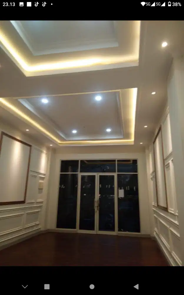 PARTISI Gypsum/ kusen Aluminium  /plapond PVC interior