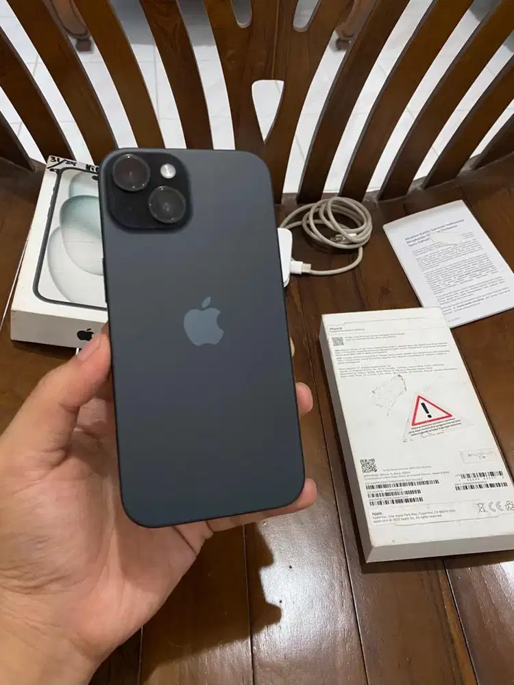 Iphone 15 128gb iBox, Mulus Full Ori
