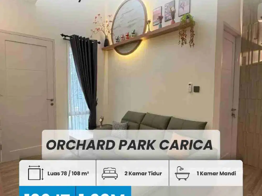 DIJUAL DAN DISEWAKAN RUMAH MEWAH ORCHARD PARK, CLUSTER CARICA, BATAM CENTER
