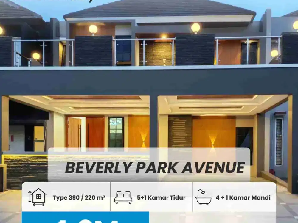 DIJUAL RUMAH MEWAH BEVERLY PARK AVENUE, BATAM CENTER