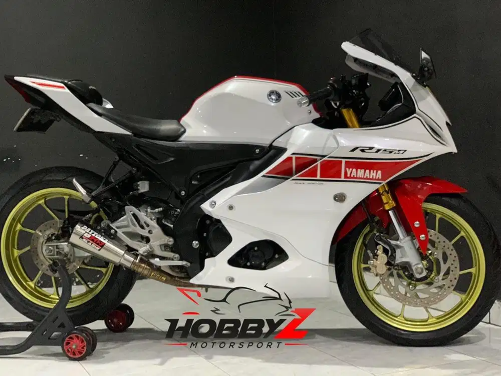 Yamaha R15m v4 abs qs wgp 2022 modif,km 17rb,istimewa mantap