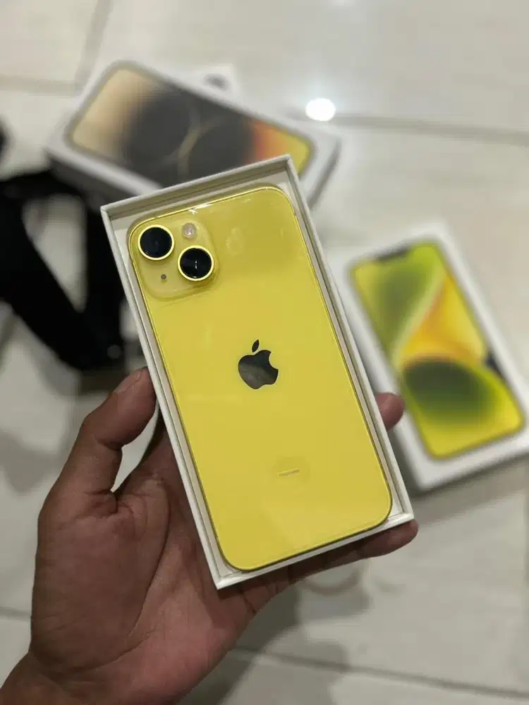 Iphone 14 256gb ibox yellow langka