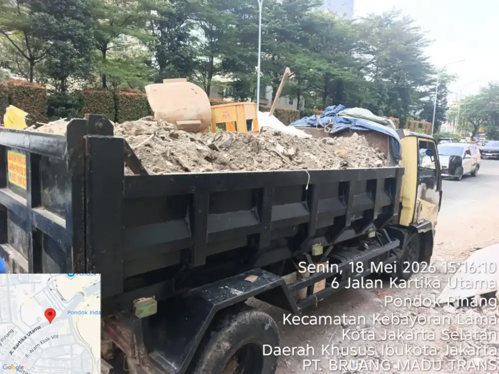 Jasa pengurugan puing dan buang sampah
