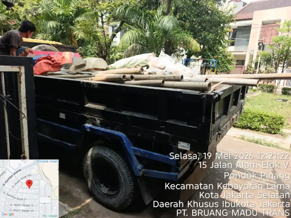 Jasa pengurugan puing dan buang sampah