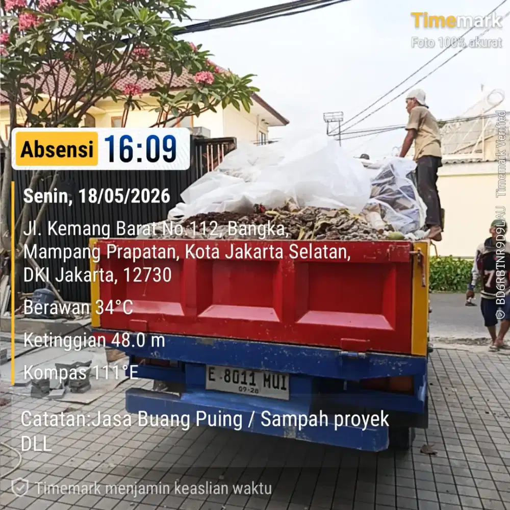 Jasa buang puing dan buang sampah