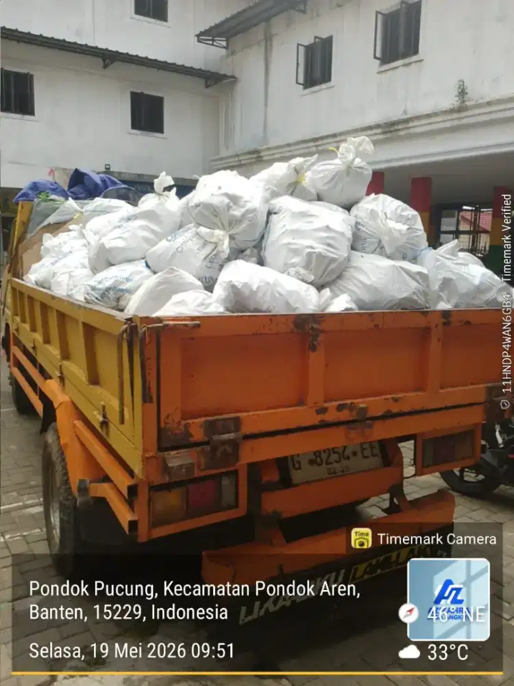 Jasa buang sampah furinture kasur springbed dll