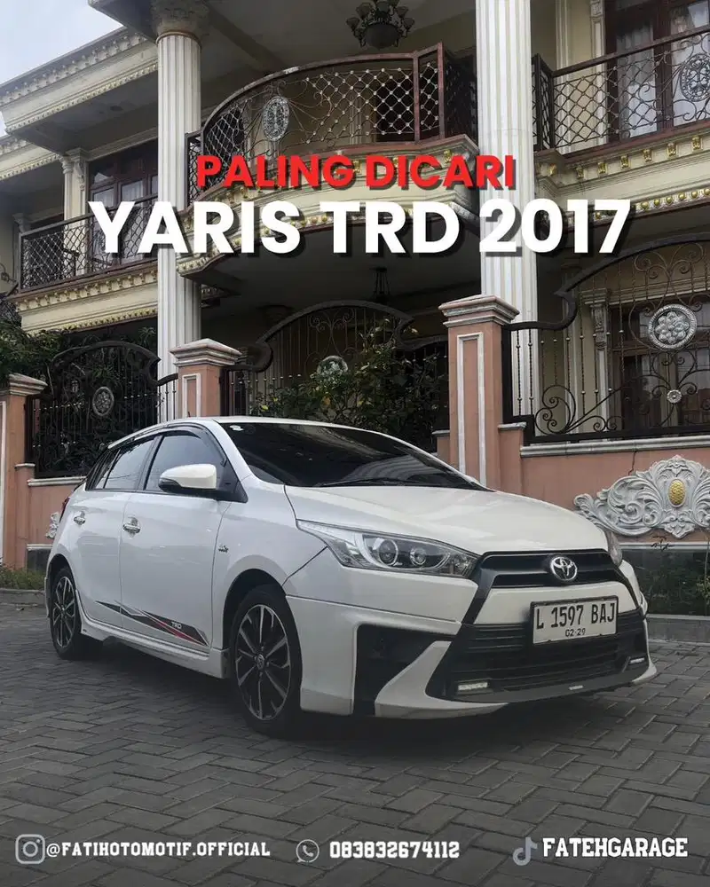 JUAL CEPAT TOYOTA YARIS TRD 2017