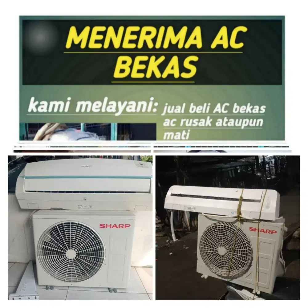 Terima ac bekas rusak