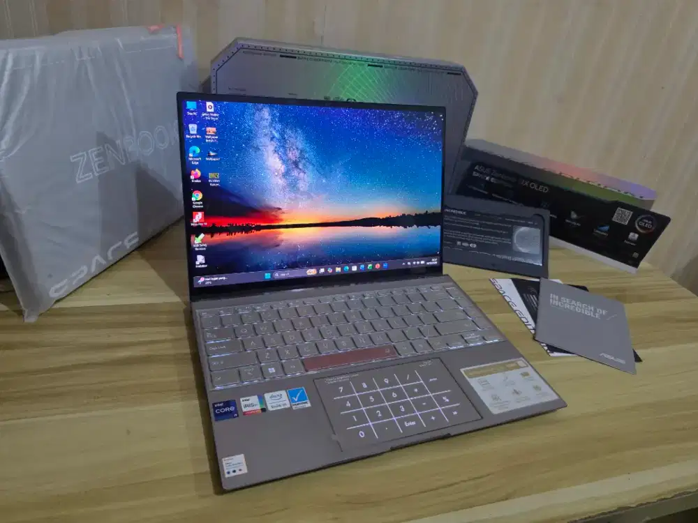 Laptop Zenbook Space i9 ram 32gb Touch Oled like macbook xps Thinkpad