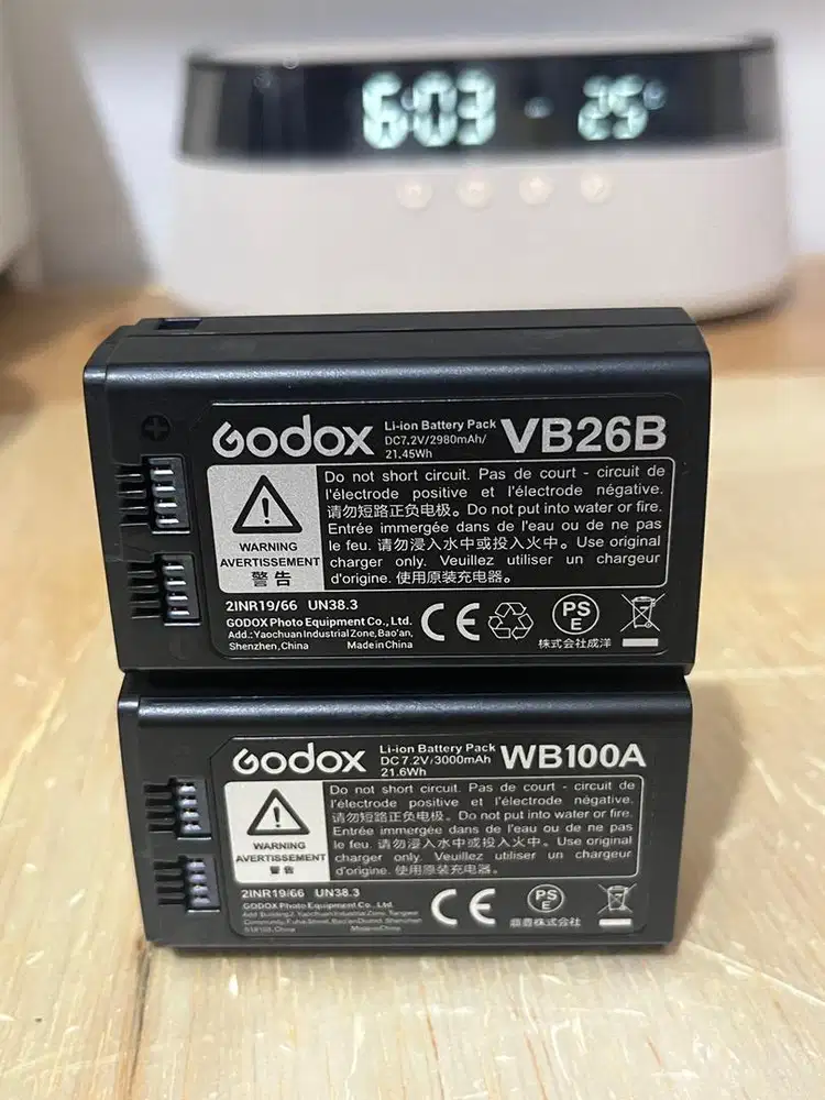 Battery Godox VB26b & wb100a