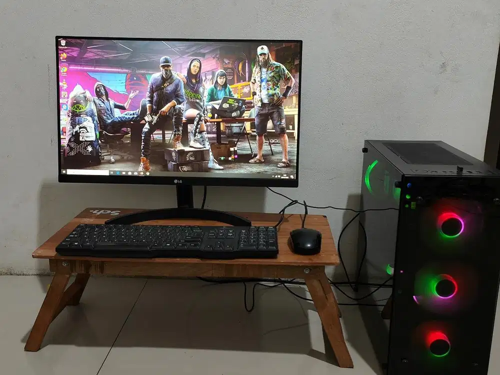 PC Gaming Core i7-4790k / 8GB / 1TB / VGA Geforce GTX 1060 / LED 24