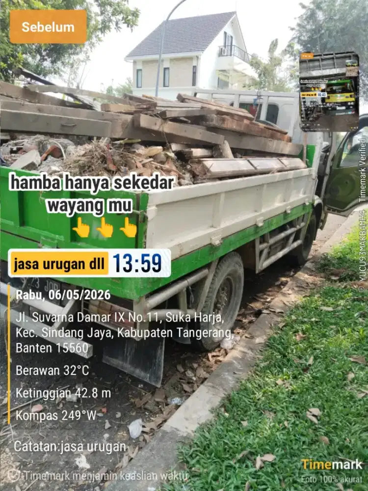 JASA BUANG PUING & SAMPAH PROYEK