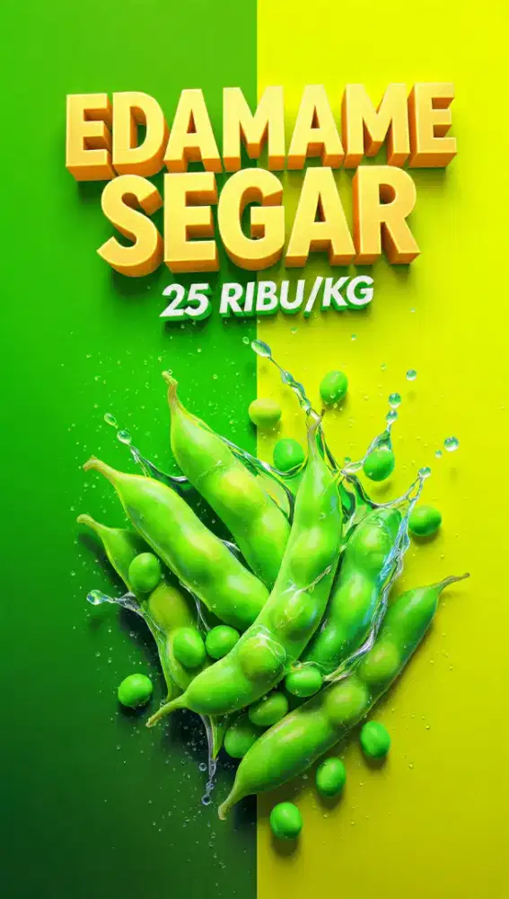 Edamame Fresh dari Kebun