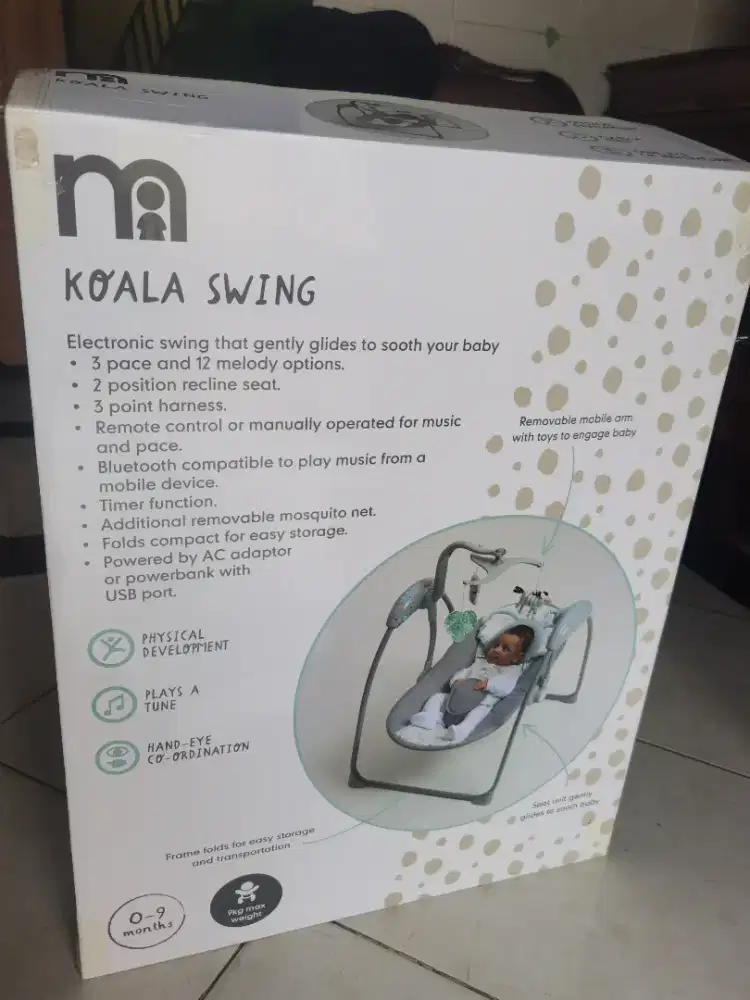 baby bouncer / ayunan bayi koala swing electrick