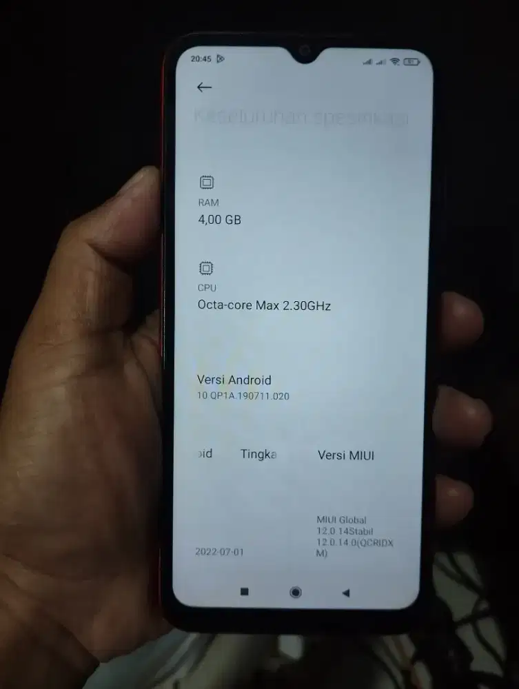 Redmi 9c 4/64 batang harga net
