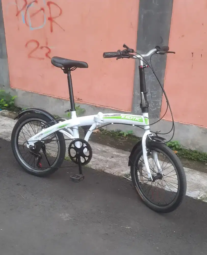 Jual sepeda lipat exotic uk 20 speed 6.