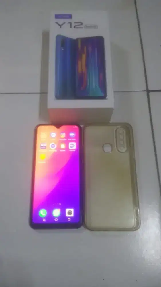 Hp vivo y12 lengka dus buku