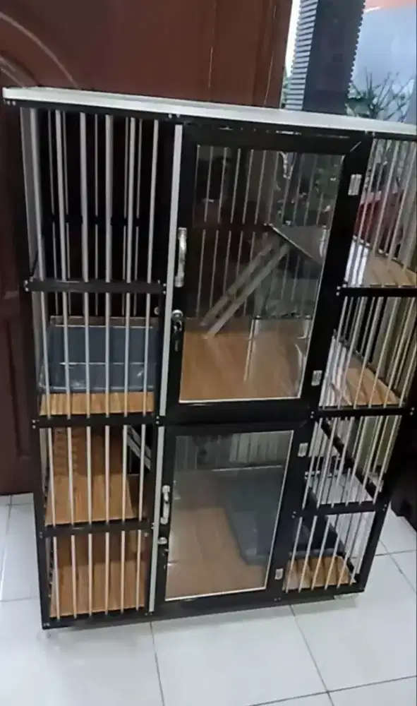 KANDANG KUCING BAHAN ALMANIUM 90X60X120 CM