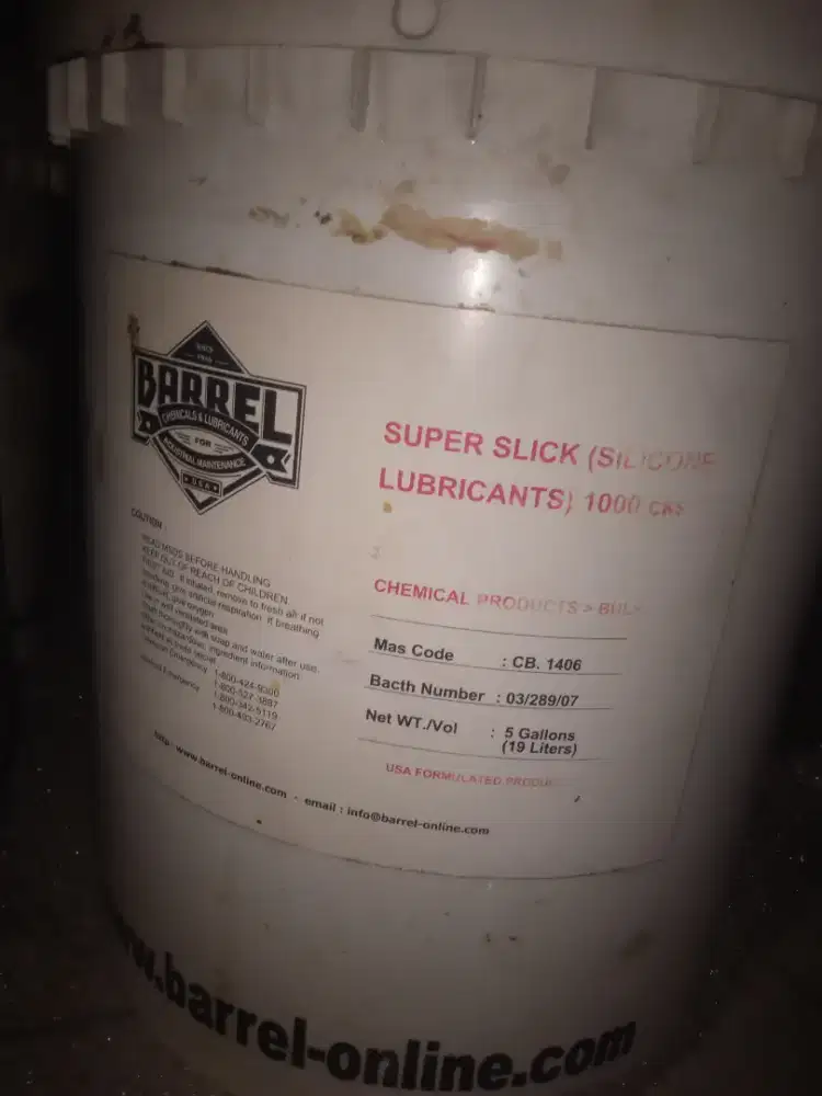 Super slick silicone lubricant 1000 cks