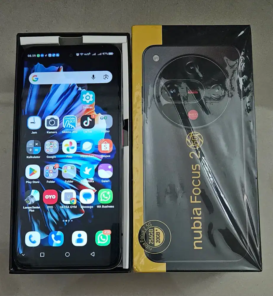 Nubia fokus 2 8/256 5G like new 99.9%