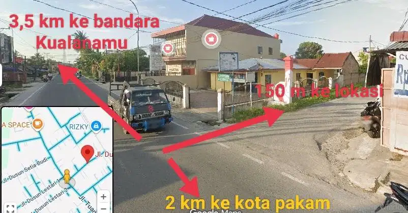BU - DIJUAL CEPAT TANAH TAPAK RUMAH - SHM- JL BAKARAN BATU