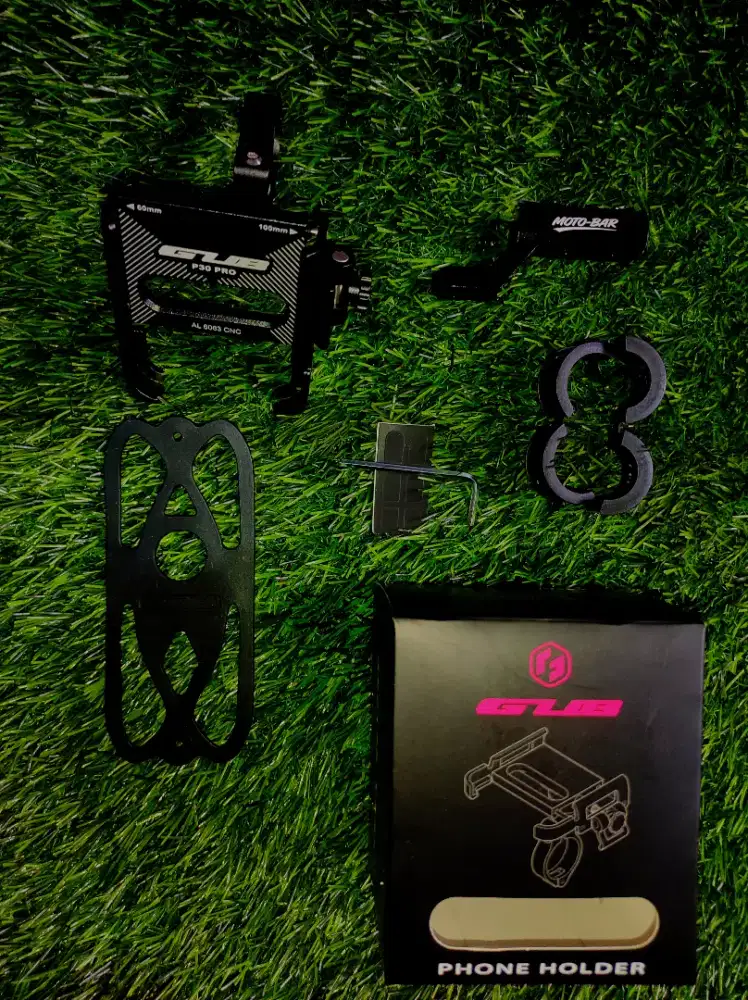 Holder Gub P30 Pro + bracket gepeng Motobar original baru