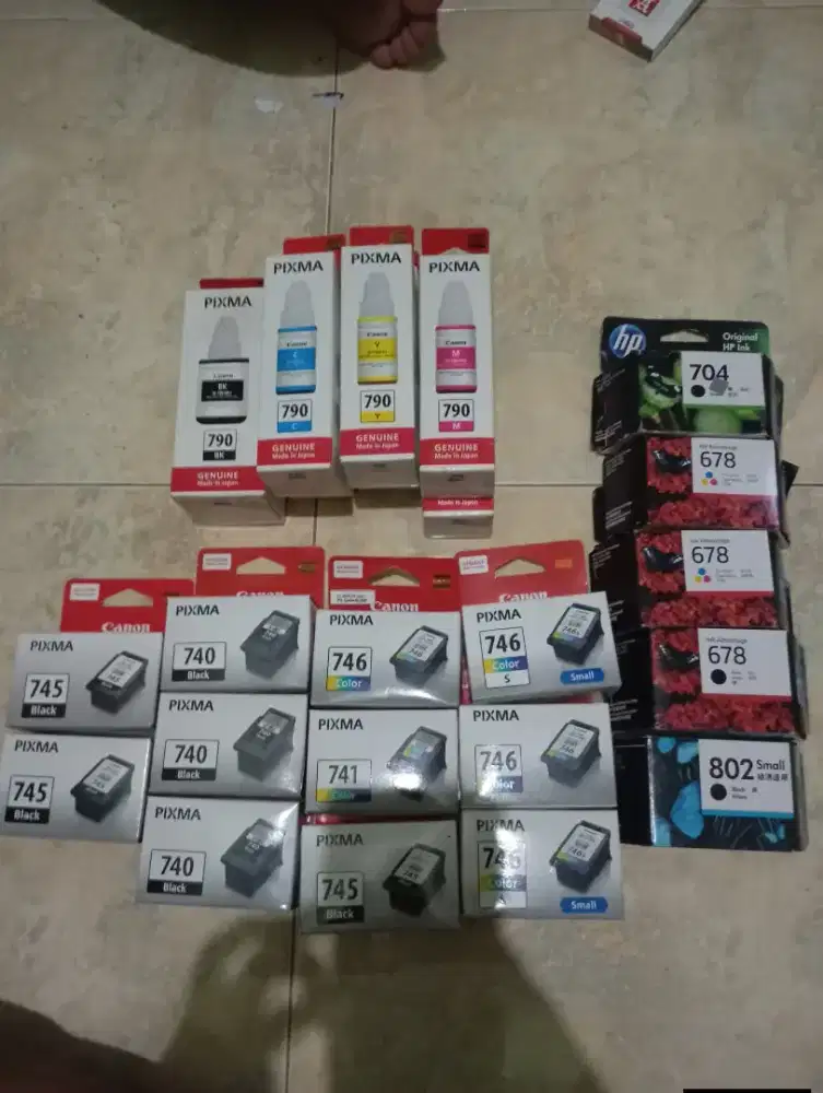 Jual beli Tinta Catrige Baru dan Bekas