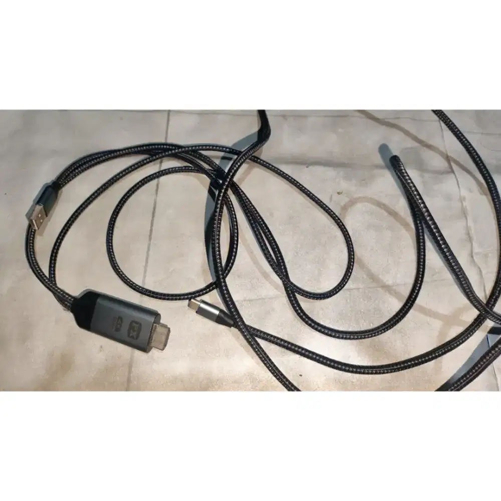 PX MHA 200C Kabel HDMI to Type C Smartphone With USB Power 2meter