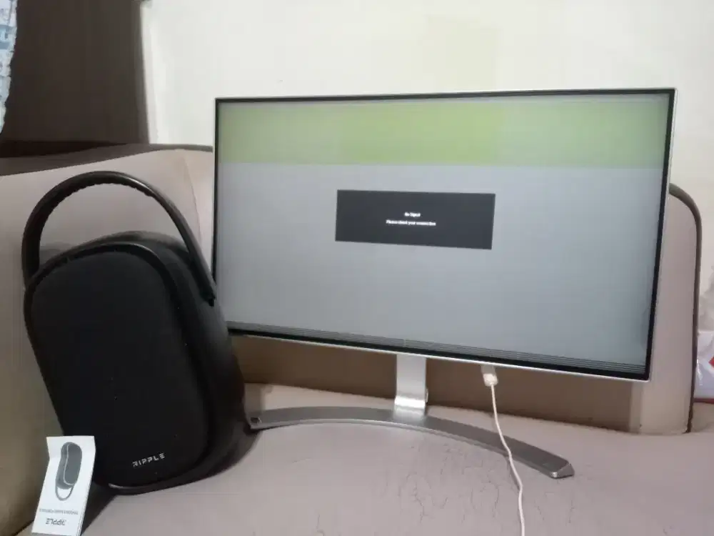 Frezer sharf, monitor LG, speaker aktif