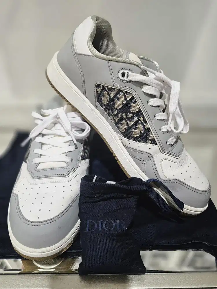 Dior Sneaker B27 Low Grey White size 47