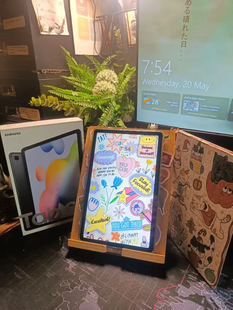 DIJUAL SAMSUNG TAB S6 LITE GRAY  4/64 GB 2020