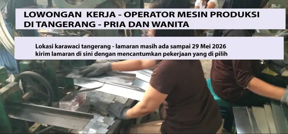 Lowongan kerja di Karawaci , Tangerang