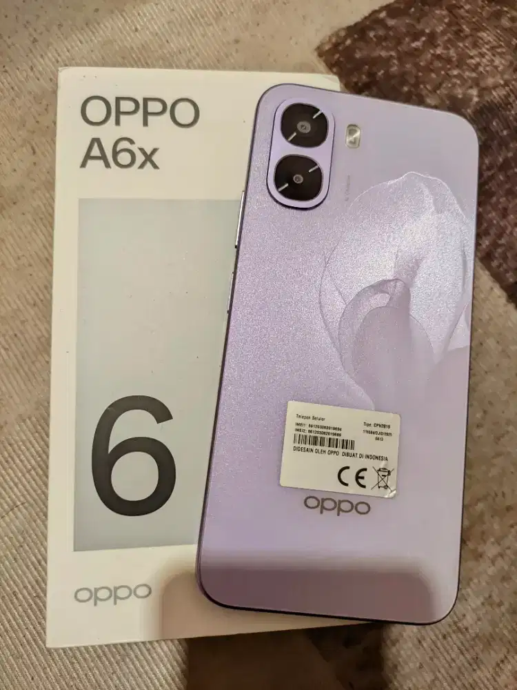 Oppo A6x 4/64gb Lengkap Mulus Garansi