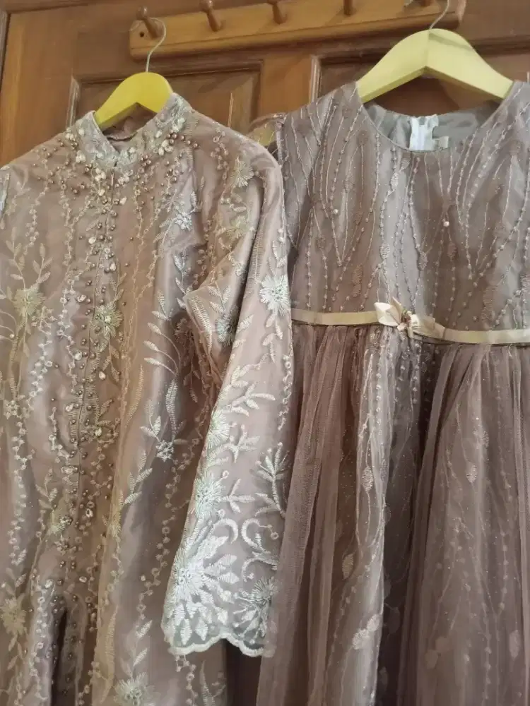 Sale couple ibu dan anak dress dan tunik kebaya brukat tile murah aja